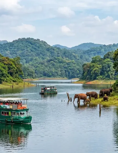 Experience the Wildlife Adventures of Thekkady